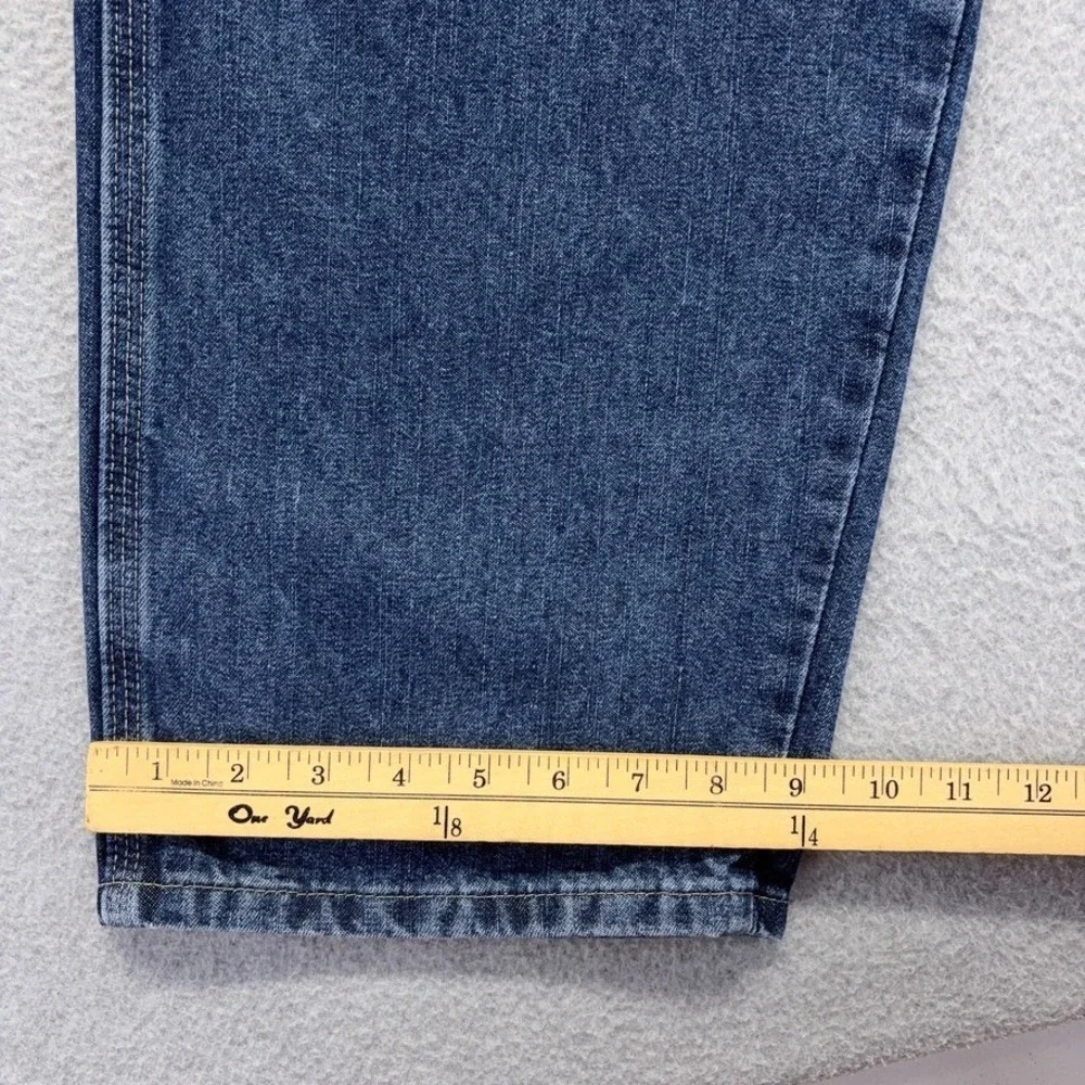 Wrangler Jeans Mens 36X34 Carpenter Straight Relaxed Fit Mid Rise Medium Denim